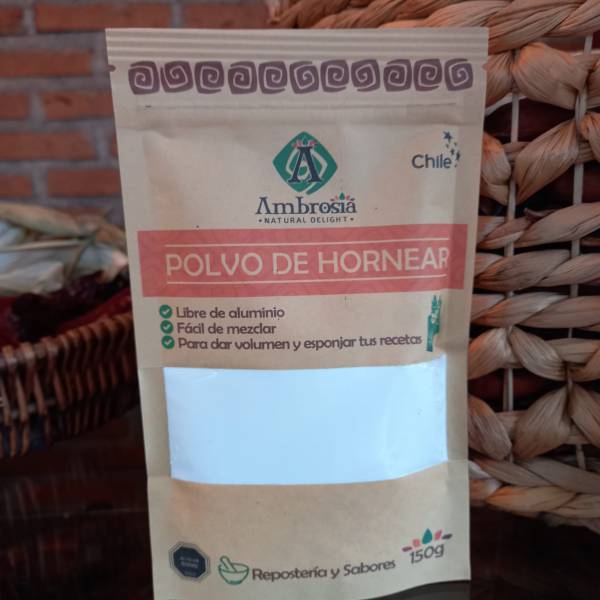 Polvos de Hornear Ambrosia 150gr (libre de aluminio)