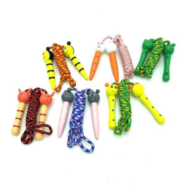 Cuerda Para Saltar Madera Unidad