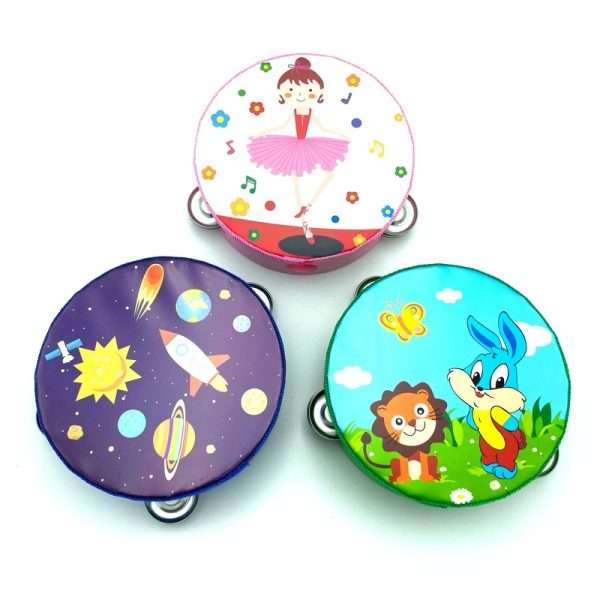 Pandero Grande Juguete Madera